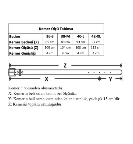 Paçuli Kadın Kalp Tokalı Kemer
