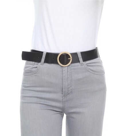 Paçuli Kadın Yuvarlak Tokalı Kemer K-ss20038