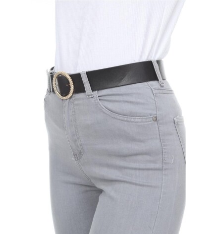 Paçuli Kadın Yuvarlak Tokalı Kemer K-ss20038