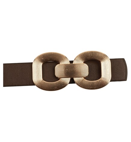 Paçuli Moda Bağ Tokalı Kahverengi Kadın Kemeri