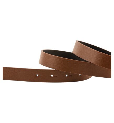 Paçuli Moda Çift Kare Tokalı İkili Set Siyah_Taba Kadın Kemer