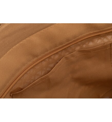 Paçuli Moda Dantel Detaylı Hasır Plaj Çantası