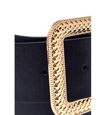 Paçuli Moda Hasır Desen Tokalı Kemer, Elbise Kemeri, Gömlek Kemeri, Ceket Kemeri