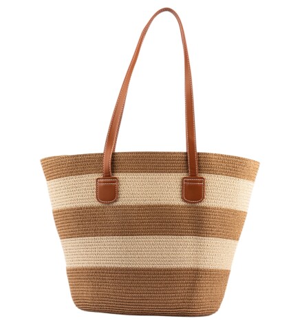 Paçuli Moda Hasır Örme Omuz Çantası