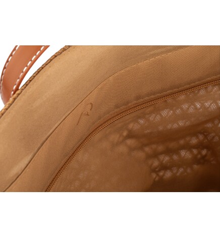 Paçuli Moda Hasır Örme Omuz Çantası