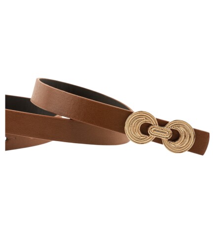 Paçuli Moda İnce Düğüm Tokalı 4 Lü Set Kadın Kemeri