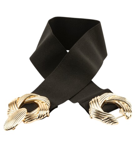 Paçuli Moda Kadın Burgu Tokalı Lastikli Kemer 20094