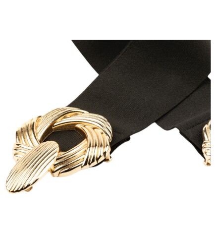 Paçuli Moda Kadın Burgu Tokalı Lastikli Kemer 20094