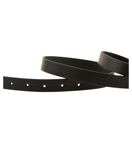 Paçuli Moda Kadın Çift Halka Tokalı  Siyah_Taba Kemer