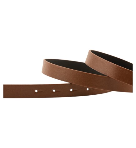 Paçuli Moda Kadın Modern D Tokalı Siyah_Taba Kemer