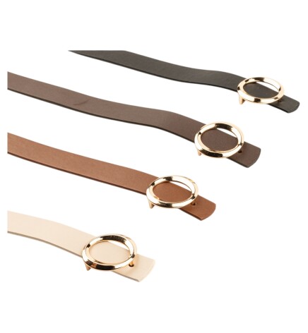 Paçuli Moda Kalın Halka Tokalı 4lü Set Kadın Kemeri