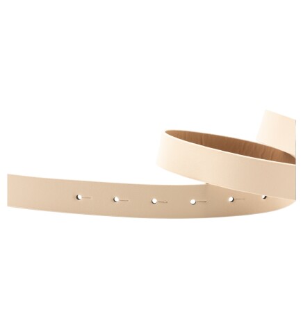 Paçuli Moda Kalın Halka Tokalı İkili Set Kahverengi_Bej Kadın Kemeri