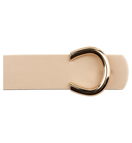 Paçuli Moda Pimli C Tokalı  Bej Kadın Kemeri