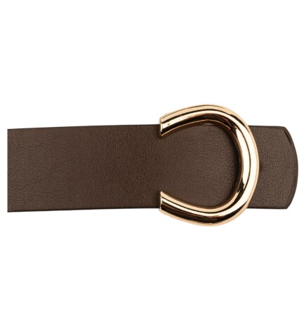 Paçuli Moda Pimli C Tokalı  Kahverengi Kadın Kemeri