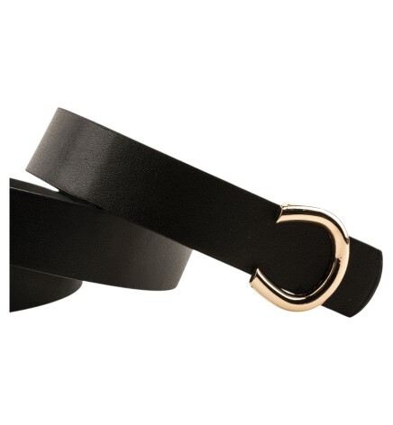 Paçuli Moda Pimli C Tokalı  siyah Kadın Kemeri