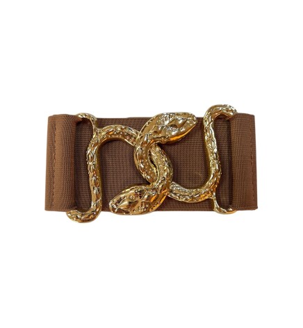 Paçuli Moda Yılan Geçme Tokalı Kadın Kemeri 