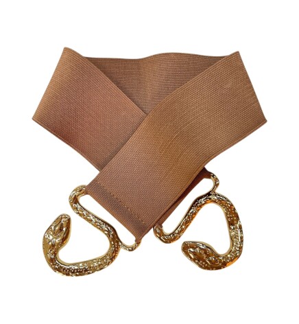 Paçuli Moda Yılan Geçme Tokalı Kadın Kemeri 