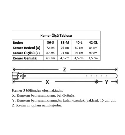 Paçuli Moda Yuvarlak Tokalı Kadın Kemeri, Ceket Kemeri, Elbise Kemeri, Gömlek Kemeri