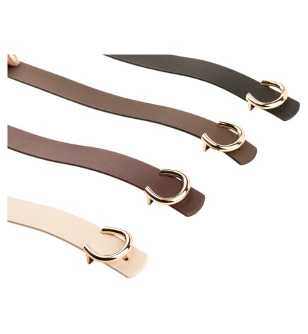 Pimli C Tokalı Siyah_kahverengi_bordo_bej Kadın Kemeri