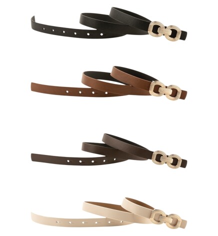 Paçuli Moda Bağ Tokalı  4 LÜ set Kadın Kemeri