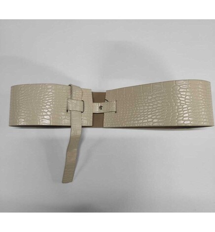Paçuli Moda Kadın Krokodil Desen Bel Kemeri 20092