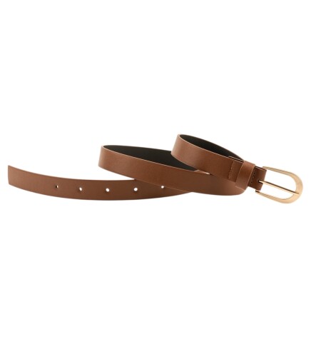 Paçuli Moda Sade Tokalı Taba Kadın Kemeri